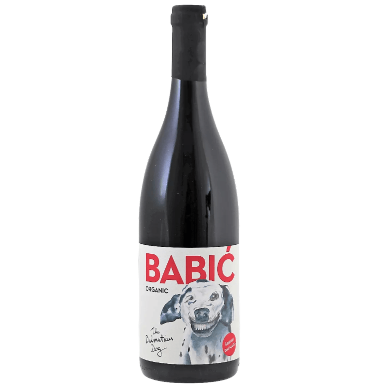 Fles Testament - The Dalmatian Dog Babiç Rode wijn