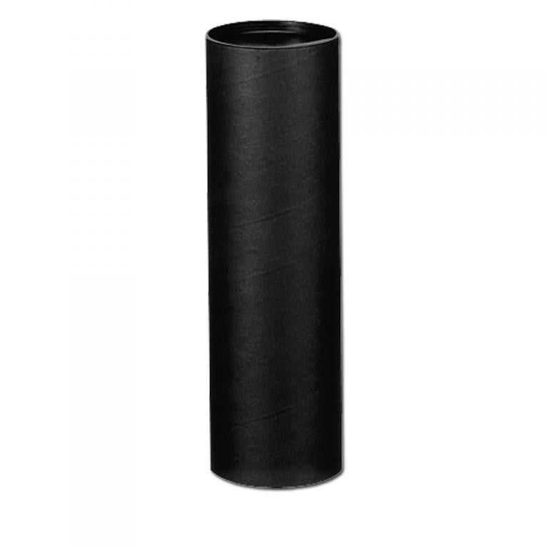 Cardboard tube black for 1 bottle 9.9x33 cm