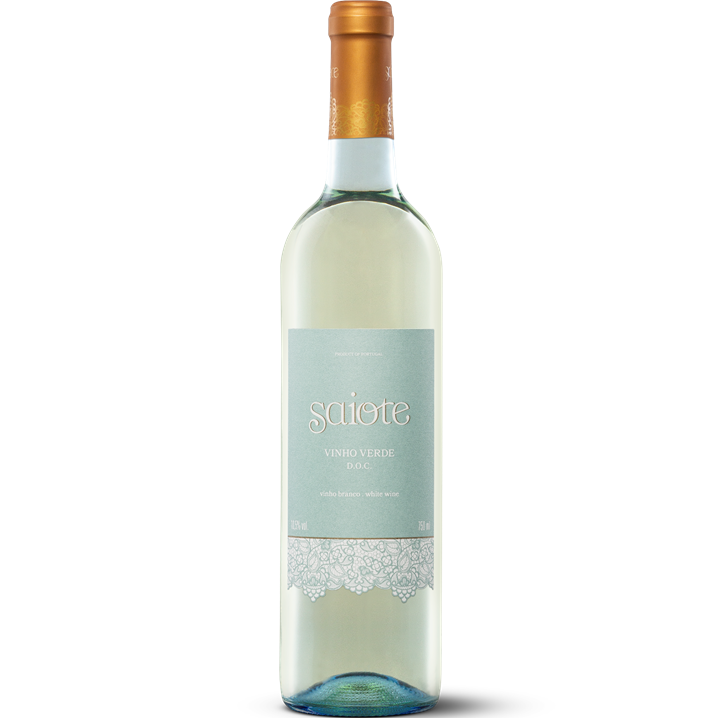 Fles Casa das Hortas - Saiote Vinho Verde Witte wijn