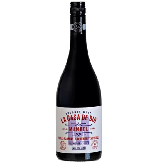Fles La Casa de Bio - Manuel Shiraz - Cabernet - Tempranillo Rode wijn